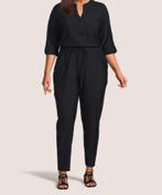 Prachtige travelstof jumpsuit - XXL, nieuwstaat!, Kleding | Dames, Zwart, Maat 46/48 (XL) of groter, N.v.t., Ophalen of Verzenden