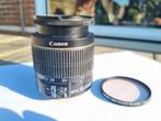 Canon EFS 18-55 mm incl UV filter, Gebruikt, Ophalen of Verzenden