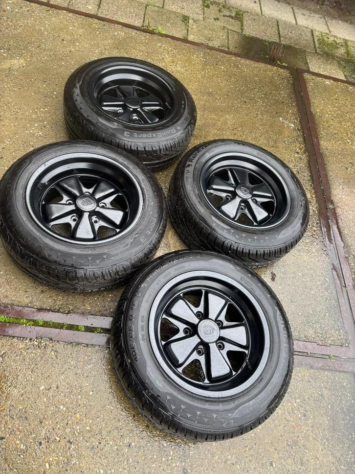 Porsche originele Fuchs 15 inch 8J + 7J, Auto-onderdelen, Banden en Velgen, Velg(en), Zomerbanden, 15 inch, 215 mm, Personenwagen