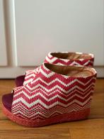 Red-white platform wedges, Ophalen of Verzenden, Zo goed als nieuw, Wit, Sneakers of Gympen