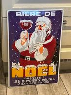 emaille reclame bord biere de noel, Verzenden, Nieuw, Reclamebord