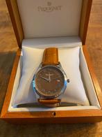 Pequignet Herenhorloge - Stijlvol en Elegant, Sieraden, Tassen en Uiterlijk, Overige merken, Leer, Staal, Polshorloge