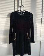 HEMA Zwarte Feestjurk / kerst 146/152, Kinderen en Baby's, Kinderkleding | Maat 146, Meisje, Ophalen of Verzenden, Zo goed als nieuw