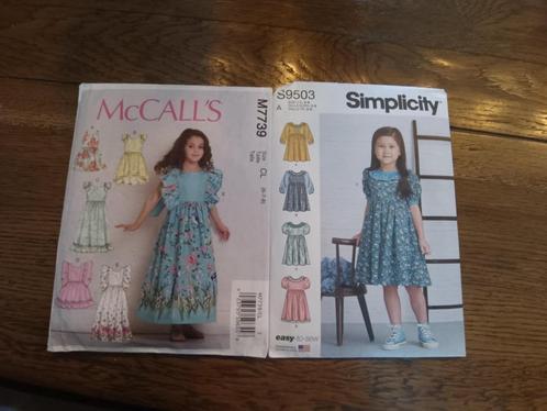 McCall's M7739 en Simplicity S9503, Hobby en Vrije tijd, Kledingpatronen, Zo goed als nieuw, Overige typen, Vrouw, Burda, Ophalen of Verzenden