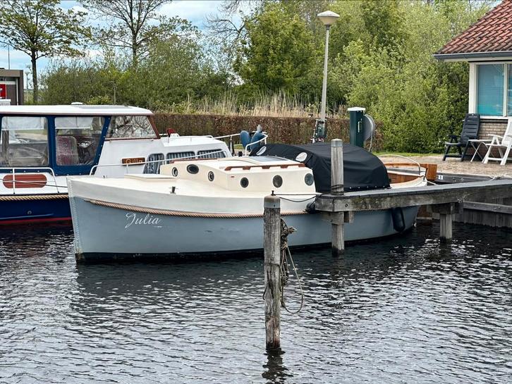 Kajuitsloep 8m ( weekender met slaapplek ) INRUIL MOGELIJK, Watersport en Boten, Sloepen, Zo goed als nieuw, 30 tot 50 pk, 6 meter of meer