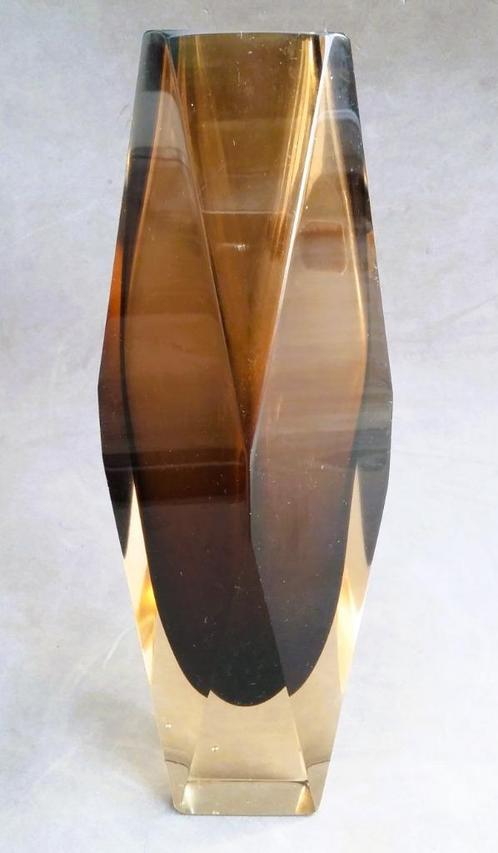 Om 1950 - 1960 Murano Italy Sommerso Vaas Flavio Poli Vaasje, Antiek en Kunst, Antiek | Glas en Kristal, Ophalen of Verzenden