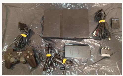 Originele PS2 Slim & PS2 Joystick & PS2 Memory + Toebehoren, Spelcomputers en Games, Spelcomputers | Sony PlayStation 2, Zo goed als nieuw