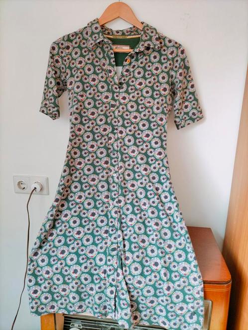 jurk van 4FunkyFlavours maat xs, Kleding | Dames, Jurken, Zo goed als nieuw, Maat 34 (XS) of kleiner, Groen, Ophalen