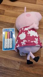 Peppa Pig Knuffel met stiften, Ophalen of Verzenden, Gebruikt