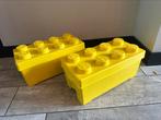 Twee Lego opbergbakken vol met Lego, Ophalen of Verzenden, Gebruikt, Overige merken