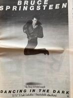 Paginagrote A3 advertentie BRUCE SPRINGSTEEN Dancing release, Cd's en Dvd's, Ophalen of Verzenden