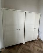 2x Witte HEMNES kasten van IKEA – nette staat, Huis en Inrichting, Kasten | Kledingkasten, Gebruikt, 100 tot 150 cm, Met hangruimte
