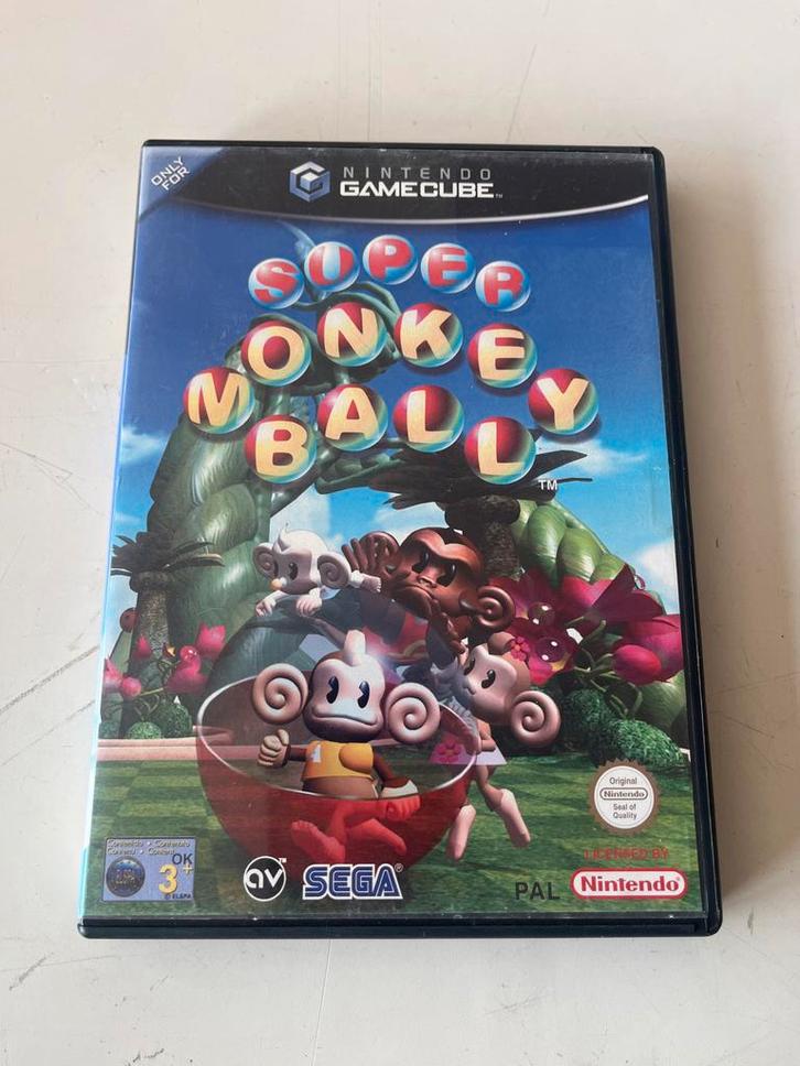Super Monkey Ball - Gamecube, Spelcomputers en Games, Games | Nintendo GameCube, Gebruikt, Platform, 3 spelers of meer, Vanaf 3 jaar