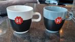 2 Douwe Egberts koffiemokken, Huis en Inrichting, Keuken | Servies, Ophalen of Verzenden, Zo goed als nieuw
