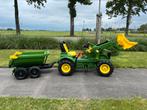 Rolly toys trap trekker John Deere met kar, Kinderen en Baby's, Speelgoed | Buiten | Skelters, Ophalen, Zo goed als nieuw, Overige merken