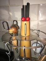 Keukenhulp Rek Mannetje hout en metaal Buitenkeuken, Verzenden