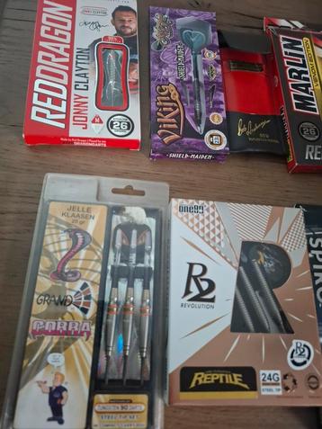 COMPLETE DARTS VERZAMELING te koop! Alle merken dartpijlen!  beschikbaar voor biedingen