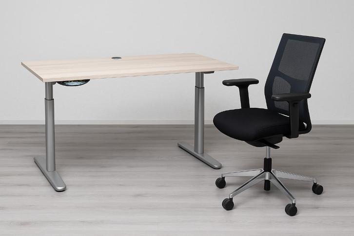 180x80 Elektrisch Verstelbaar Bureau + Bureaustoel – 5 Sets, Huis en Inrichting, Bureaus, Zo goed als nieuw, Bureau, Elektrisch