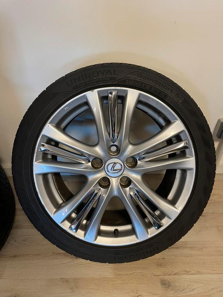 Lexus Velgen 18 inch GS 450H / 300 / 430, Auto-onderdelen, Banden en Velgen, Banden en Velgen, Zomerbanden, 18 inch, 245 mm, Ophalen