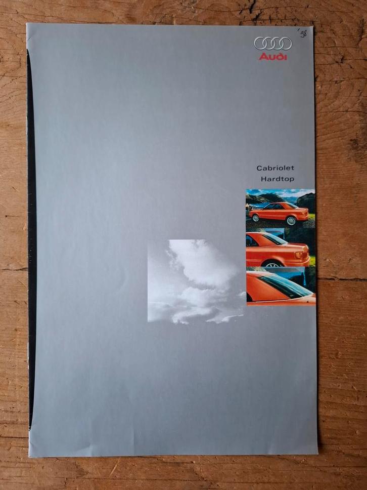 Audi Cabriolet Hardtop brochure - 1997, Boeken, Auto's | Folders en Tijdschriften, Gelezen, Audi, Ophalen of Verzenden