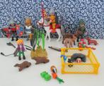 Playmobil ridder Mongoolse rijder otters cavia jager meisje, Nieuw, Complete set, Ophalen of Verzenden