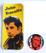 3 stickers v artiest , ELVIS, ROLLING STONES EN JOHNTRAVOLTA, Verzenden, Zo goed als nieuw, Gebruiksvoorwerp