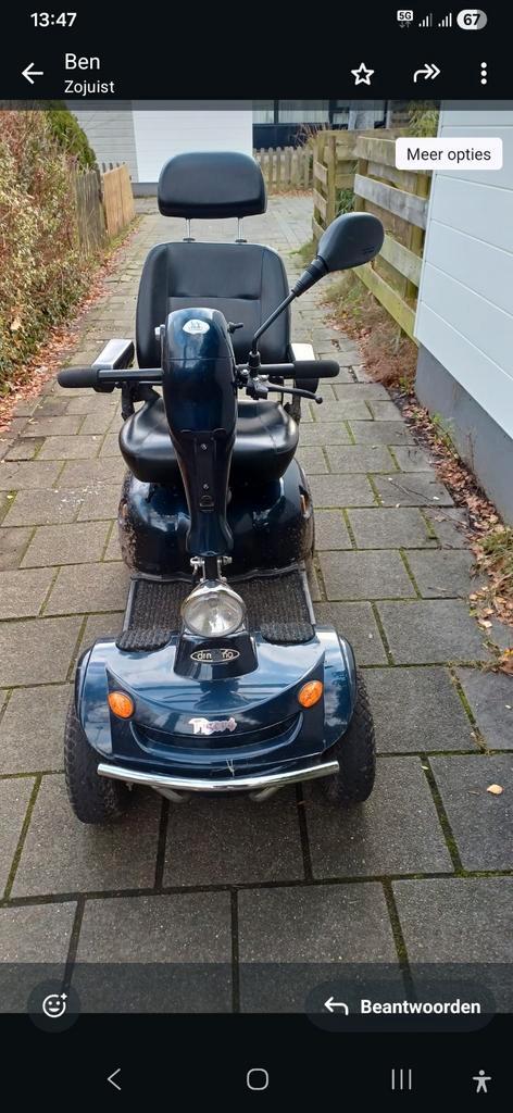 Scootmobiel tiger mango 4, Diversen, Brommobielen en Scootmobielen, Mango, 46 km of meer, 16 km/u of meer, Ophalen