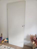 Opdekdeur binnendeur 78x197,5 crème wit, Ophalen, Gebruikt, Minder dan 80 cm, Binnendeur
