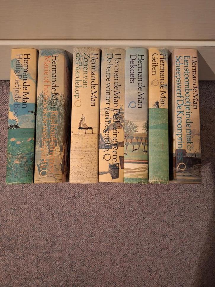 Herman de Man - Collectie van 7 boeken - Lopikerwaard, Boeken, Literatuur, Gelezen, Nederland, Ophalen of Verzenden