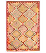 302x198cm Handgeweven Traditionele Kelim Wol Tapijt, Ophalen of Verzenden, Nieuw, Rechthoekig, 200 cm of meer