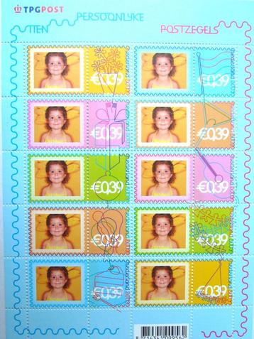 Persoonlijke postzegels 10x 0,39 postfris postzegel Blok Vel beschikbaar voor biedingen
