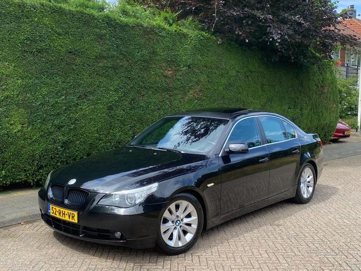 BMW 5-serie 545i AUTOMAAT/AIRCO IJSKOUD/XENON/LEER/PDC V+A!, Auto's, BMW, Bedrijf, Te koop, 5-Serie, ABS, Airbags, Airconditioning