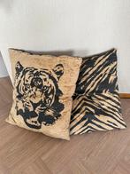 Luxe sierkussens van Colmore, tijgerprint en tijger, Huis en Inrichting, Woonaccessoires | Kussens, Ophalen of Verzenden, Zo goed als nieuw