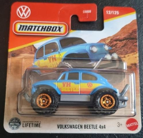 Matchbox Volkswagen Beetle 4x4 in blauw, Hobby en Vrije tijd, Modelauto's | Overige schalen, Nieuw, Auto, Ophalen of Verzenden