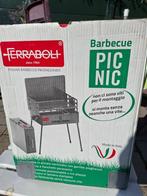 houtskool barbecue, koffermodel, Tuin en Terras, Houtskoolbarbecues, Ophalen, Gebruikt