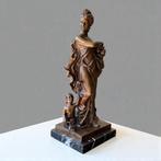 Bronzen beeld godin Demeter - H50cm/ 9Kg - in perfecte staat, Antiek en Kunst, Ophalen of Verzenden