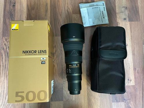 Nikon af-s 500mm f/5.6E PF ED VR, Audio, Tv en Foto, Fotografie | Lenzen en Objectieven, Zo goed als nieuw, Telelens, Ophalen