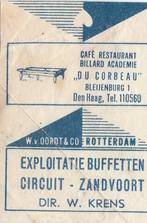circuit Zandvoort - W Krens - D Corbeau Bleijenburg Den Haag, Verzamelen, Ophalen of Verzenden