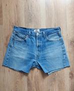 Vintage Levis 501 denim shorts, Blauw, Ophalen of Verzenden, W33 - W36 (confectie 42/44), Levi’s