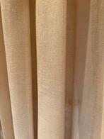 Linnen Gordijn Beige 184x263cm Nieuw no 8134, 200 cm of meer, Beige, 150 tot 200 cm, Nieuw