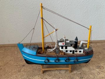 Model Vissersboot –Schip blauw Maritieme decoratie beschikbaar voor biedingen