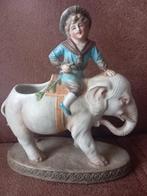 Antiek porselein beeldje van een olifant/1940, Antiek en Kunst, Antiek | Porselein, Ophalen of Verzenden