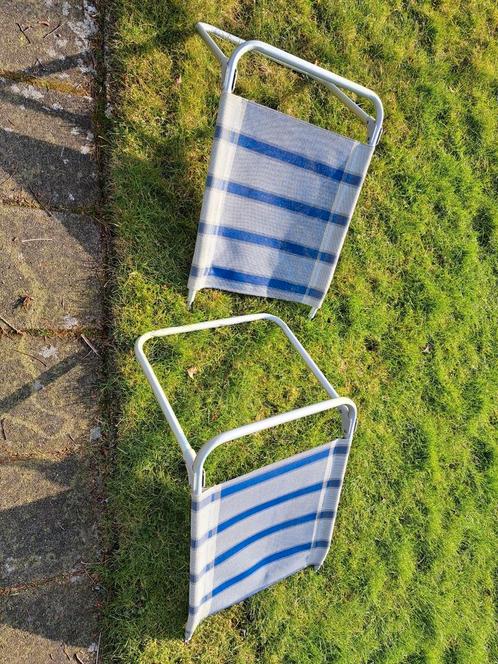 2x voetenbank voetensteun beensteun, Tuin en Terras, Tuinstoelen, Gebruikt, Ophalen