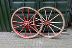 Wagenwiel, set van 2 gelijke wielen, ø114 cm., Ophalen