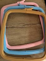 3x Nurge borduurraam/ borduurring 28x 25 cm, Ophalen of Verzenden, Nieuw, Borduurpakket