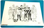 Kuifje ✅ poster van de familie Hergé jaar 1970 ❖ 38 x 55 cm, Ophalen of Verzenden, Kuifje, Gebruikt, Plaatje, Poster of Sticker