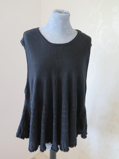 "High"top  "Pelisse"zwart L/XL, Kleding | Dames, Tops, Zo goed als nieuw, Maat 42/44 (L), Zwart, Zonder mouw, Verzenden