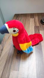 Pratende Papegaai Pluche, Ophalen of Verzenden, Gebruikt, Overige typen