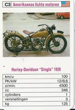M11 motorkaartje harley davidson single 1926 ( c3 ), Ophalen of Verzenden, Zo goed als nieuw, Motoren
