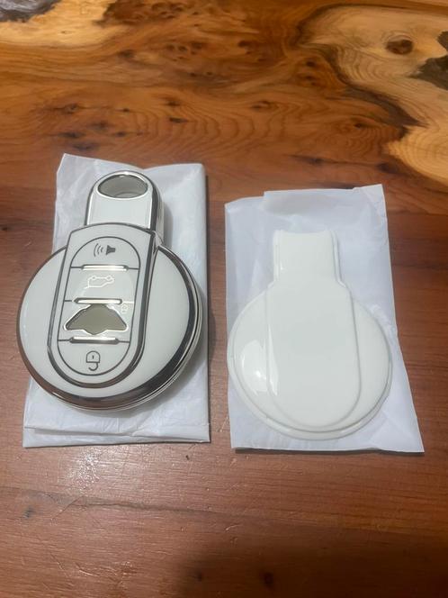 Mooie witte Mini cooper sleutelcover voor ( zie beschrijving, Auto diversen, Auto-accessoires, Zo goed als nieuw, Ophalen of Verzenden